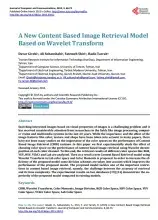 A New Content Based Image Retrieval Model Based on Wavelet Transform