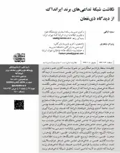 نگاشت شبکه تداعی‌های برند ایرانداک از دیدگاه ذی‌نفعان