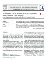 The role of digital identifier systems in the theory of digital objects