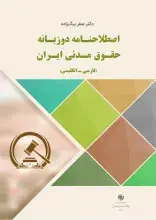 کتاب «اصطلاحنامه دوزبانه حقوق مدنی ایران» منتشر شد