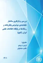 طرح پژوهشی «بررسی و بازنگری ساختار طبقه‌بندی موضوعی پایان‌نامه‌ها و رساله‌ها در پایگاه گنج» به پایان رسید